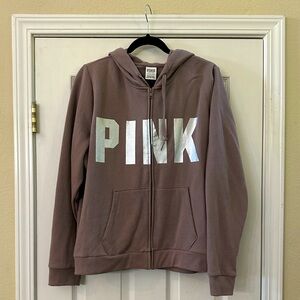 Pink Zip up Hoodie